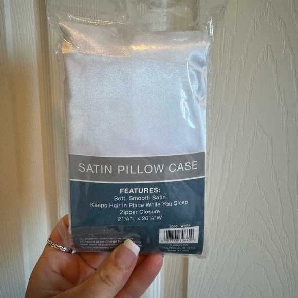 Standard Satin Pillow Case - white - Picture 2 of 2